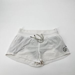 Vuori Seabreeze Shorts White Lightweight Performance Shorts Lined Size Small